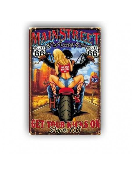 MAINSTREET OF AMERICA AHŞAP POSTER 20x30cm  - 72