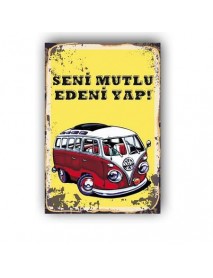 SENİ MUTLU EDENİ YAP! AHŞAP POSTER 20x30cm  - 40