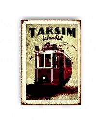 TAKSİM ISTANBUL 2 AHŞAP POSTER 20x30cm  - 75