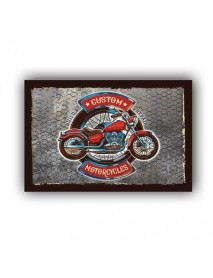 CUSTOM MOTORCYCLES BUILD & REPAIR AHŞAP POSTER 20x30cm  - 28