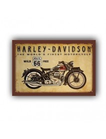 HARLEY-DAVIDSON THE WORLD'S FINEST MOTORCYCLE AHŞAP POSTER 20x30cm  - 30