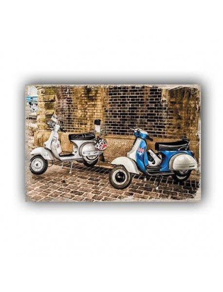 VESPA 6 AHŞAP POSTER 20x30cm  - 81