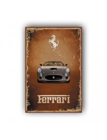 FERRARI AHŞAP POSTER 20x30cm  - 09