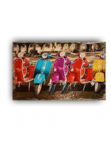 VESPA 7 AHŞAP POSTER 20x30cm  - 79