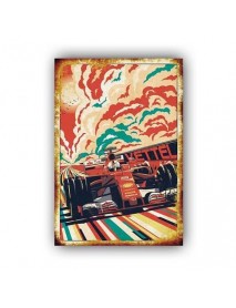 VETTEL AHŞAP POSTER 20x30cm  - 45