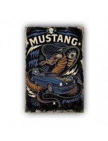 MUSTANG 1974 AHŞAP POSTER 20x30cm  - 62