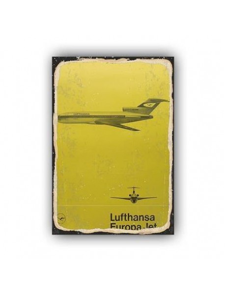 LUFTHANSA AHŞAP POSTER 20x30cm  - 87