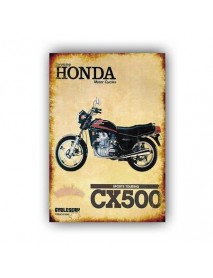 HONDA SPORT TOURING CX500 AHŞAP POSTER 20x30cm  - 90