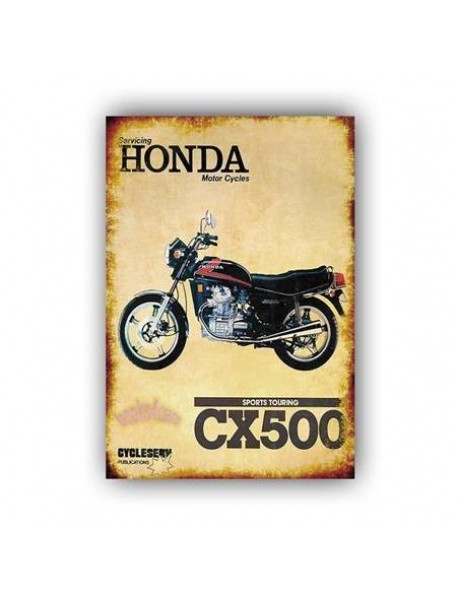 HONDA SPORT TOURING CX500 AHŞAP POSTER 20x30cm  - 90