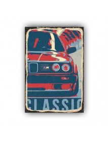 CLASSIC M3 AHŞAP POSTER 20x30cm  - 90