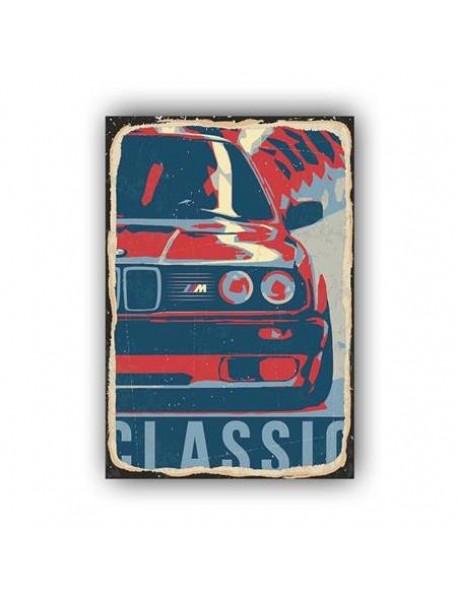 CLASSIC M3 AHŞAP POSTER 20x30cm  - 90