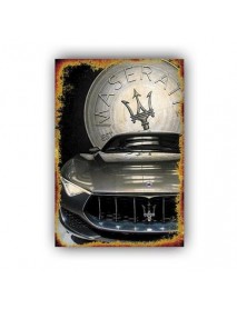 MASERATI AHŞAP POSTER 20x30cm  - 69