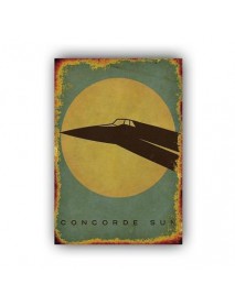 CONCORDE SUN AHŞAP POSTER 20x30cm  - 33