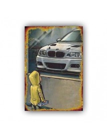 BMW HAYRANLIĞI AHŞAP POSTER 20x30cm  - 94