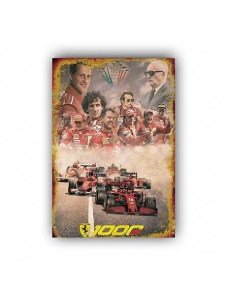 FERRARI 1000 GP AHŞAP POSTER 20x30cm  - 39