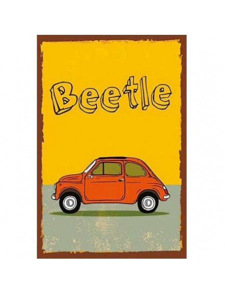 BEETLE AHŞAP POSTER 20x30cm  - 23