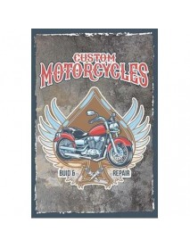 MOTORCYCLES AHŞAP POSTER 20x30cm  - 19