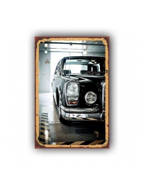 MERCEDES BLACK AHŞAP POSTER 20x30cm  - 74