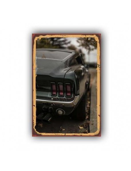 MUSTANG 2 AHŞAP POSTER 20x30cm  - 80