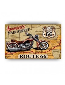 AMERICA'S MAIN STREET ROUTE 66 AHŞAP POSTER 20x30cm  - 53