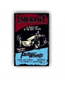 UNDURANCE FAST WHEELS AHŞAP POSTER 20x30cm  - 76