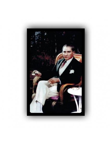 MUSTAFA KEMAL ATATÜRK 15 AHŞAP POSTER 20x30cm  - 03