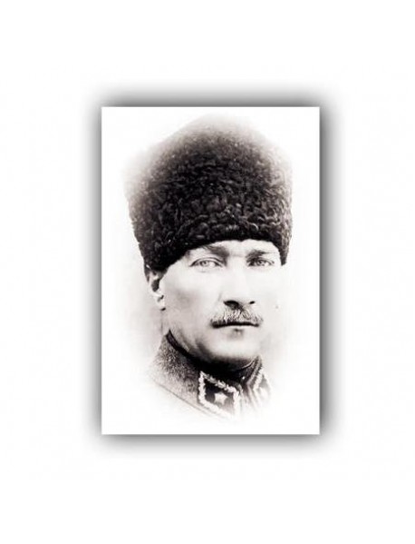 MUSTAFA KEMAL ATATÜRK 21 AHŞAP POSTER 20x30cm  - 09