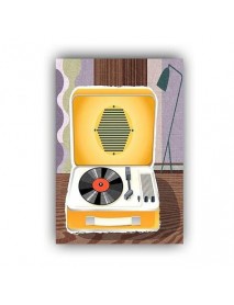 RADIO GRAMAFON AHŞAP POSTER 20x30cm  - 39