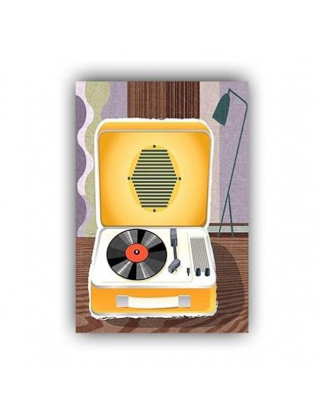 RADIO GRAMAFON AHŞAP POSTER 20x30cm  - 39