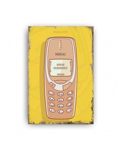 NOKIA DEMADACE AHŞAP POSTER 20x30cm  - 81