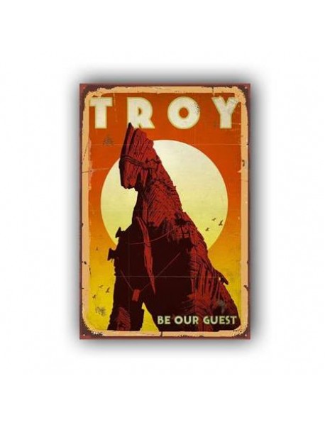 TROY BE OUR GUEST AHŞAP POSTER 20x30cm  - 25