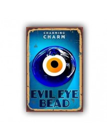 EVIL EYE BEAD AHŞAP POSTER 20x30cm  - 53