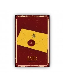 HARRY POTTER RED & YELLOW AHŞAP POSTER 20x30cm  - 47