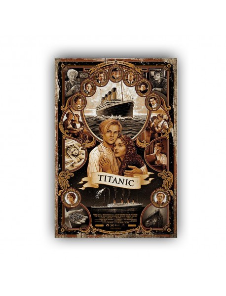 TITANIC AHŞAP POSTER 20x30cm  - 85