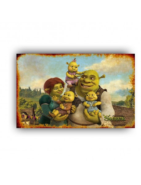 SHREK AHŞAP POSTER 20x30cm  - 91