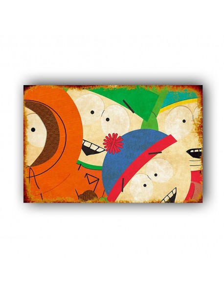 SOUTH PARK 2 AHŞAP POSTER 20x30cm  - 36