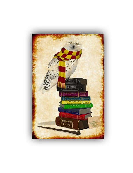 HARRY POTTER HOGWARTS A HISTORY AHŞAP POSTER 20x30cm  - 79