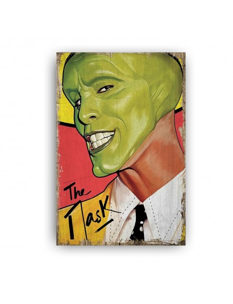 THE MASK GREEN AHŞAP POSTER 20x30cm  - 83