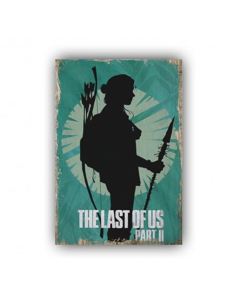 THE LAST OF US PART II 2 AHŞAP POSTER 20x30cm  - 06