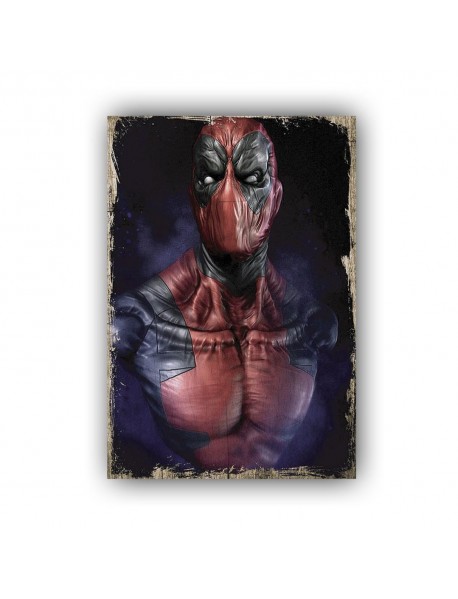 DEADPOOL 3 AHŞAP POSTER 20x30cm  - 11