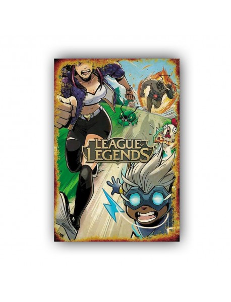 LEAGUE OF LEGENDS 2 AHŞAP POSTER 20x30cm  - 31