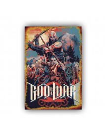 GOD OF WAR AHŞAP POSTER 20x30cm  - 57