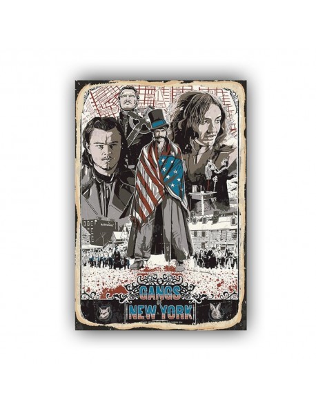 GANGS OF NEW YORK AHŞAP POSTER 20x30cm  - 97