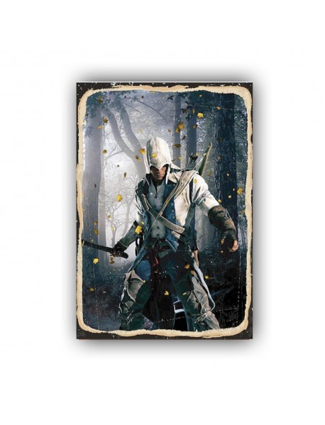 ASSASSINS CREED 6 AHŞAP POSTER 20x30cm  - 41