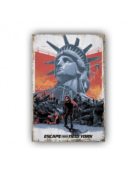 ESCAPE FROM NEW YORK AHŞAP POSTER 20x30cm  - 58