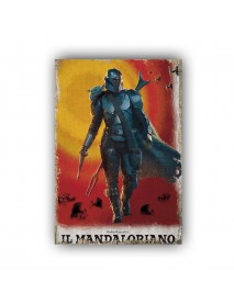 IL MANDALORIANO AHŞAP POSTER 20x30cm  - 86