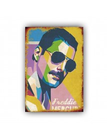 FREDDIE MERCURY AHŞAP POSTER 20x30cm  - 00