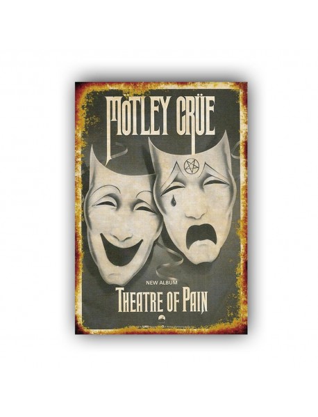 MOTLEY CRUE THEATRE OF PAIN AHŞAP POSTER 20x30cm  - 09