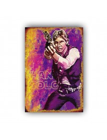 HAN SOLO AHŞAP POSTER 20x30cm  - 36