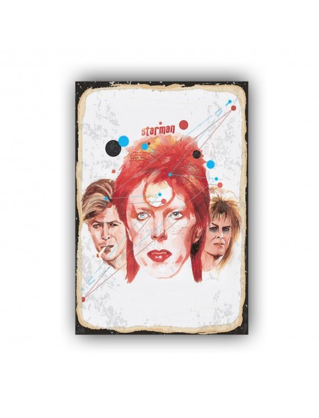 STARMAN AHŞAP POSTER 20x30cm  - 46